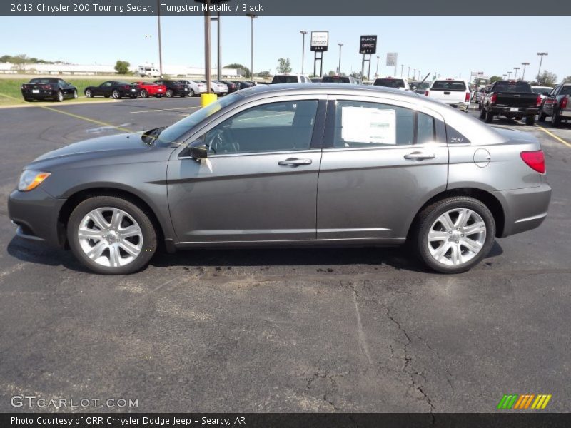 Tungsten Metallic / Black 2013 Chrysler 200 Touring Sedan