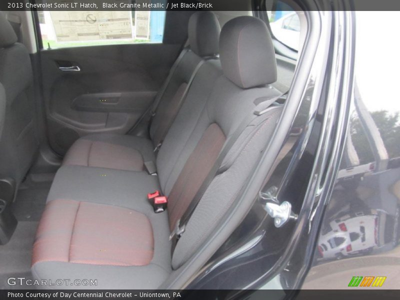 Black Granite Metallic / Jet Black/Brick 2013 Chevrolet Sonic LT Hatch
