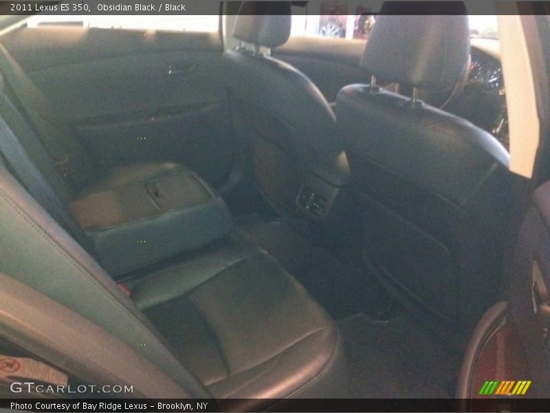 Obsidian Black / Black 2011 Lexus ES 350