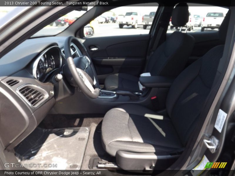 Tungsten Metallic / Black 2013 Chrysler 200 Touring Sedan
