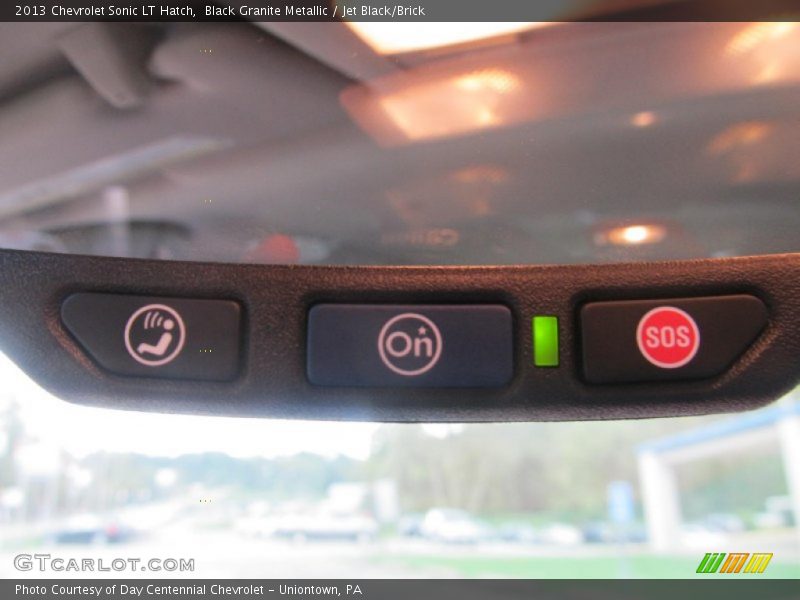 Black Granite Metallic / Jet Black/Brick 2013 Chevrolet Sonic LT Hatch
