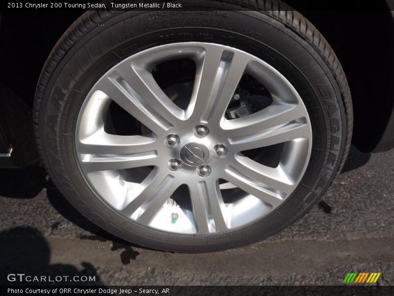 Tungsten Metallic / Black 2013 Chrysler 200 Touring Sedan