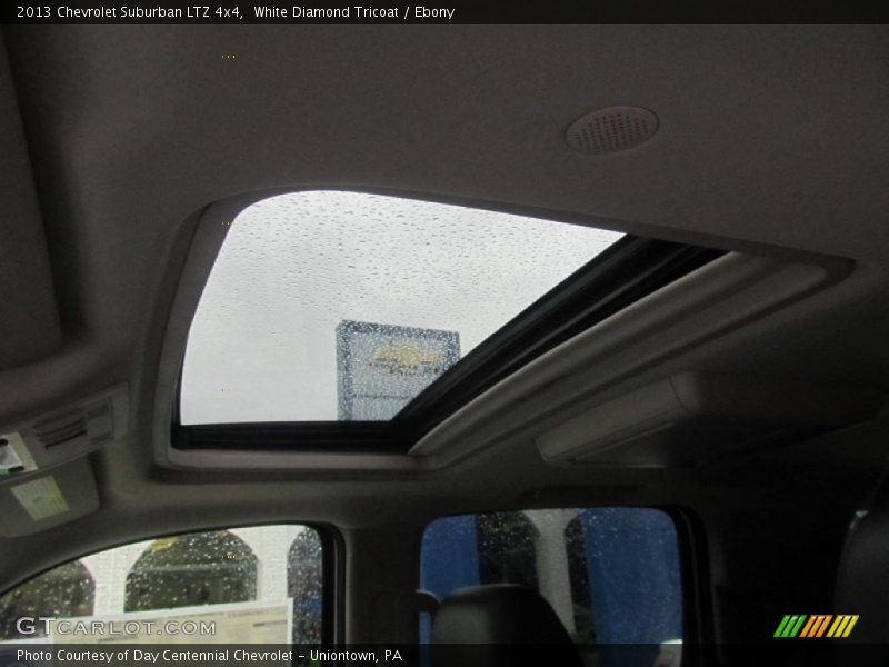 White Diamond Tricoat / Ebony 2013 Chevrolet Suburban LTZ 4x4