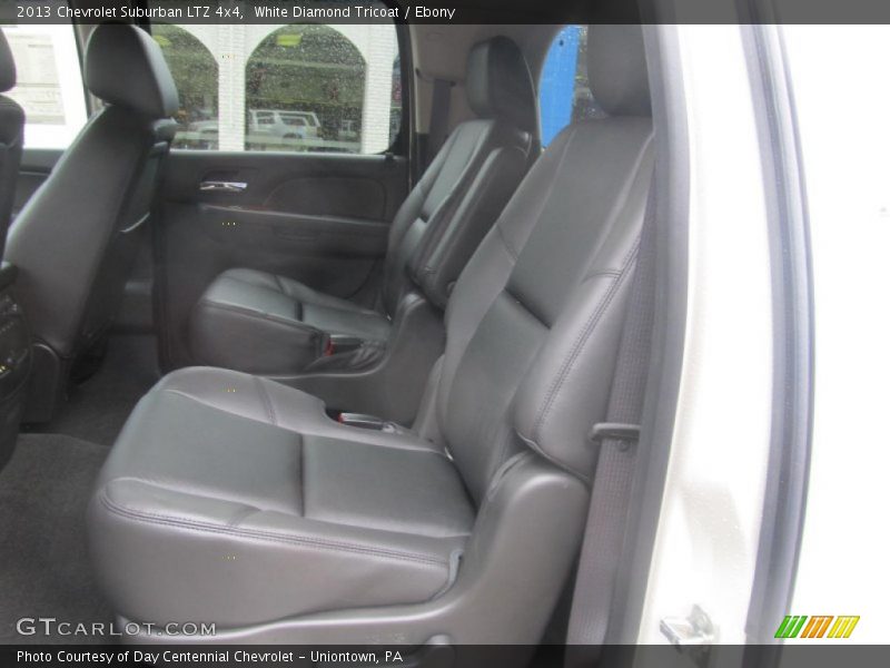 White Diamond Tricoat / Ebony 2013 Chevrolet Suburban LTZ 4x4
