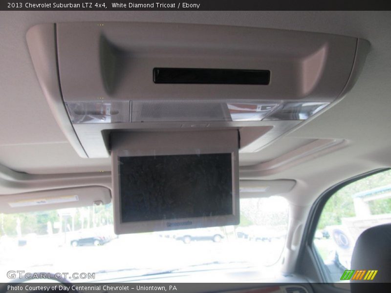 White Diamond Tricoat / Ebony 2013 Chevrolet Suburban LTZ 4x4