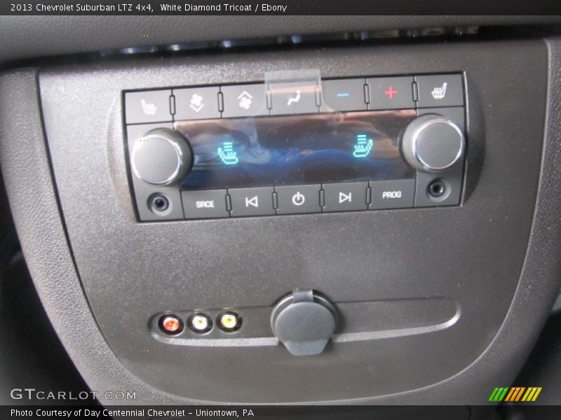 White Diamond Tricoat / Ebony 2013 Chevrolet Suburban LTZ 4x4