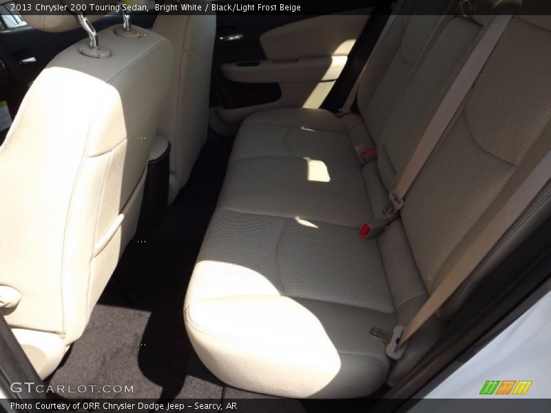 Bright White / Black/Light Frost Beige 2013 Chrysler 200 Touring Sedan