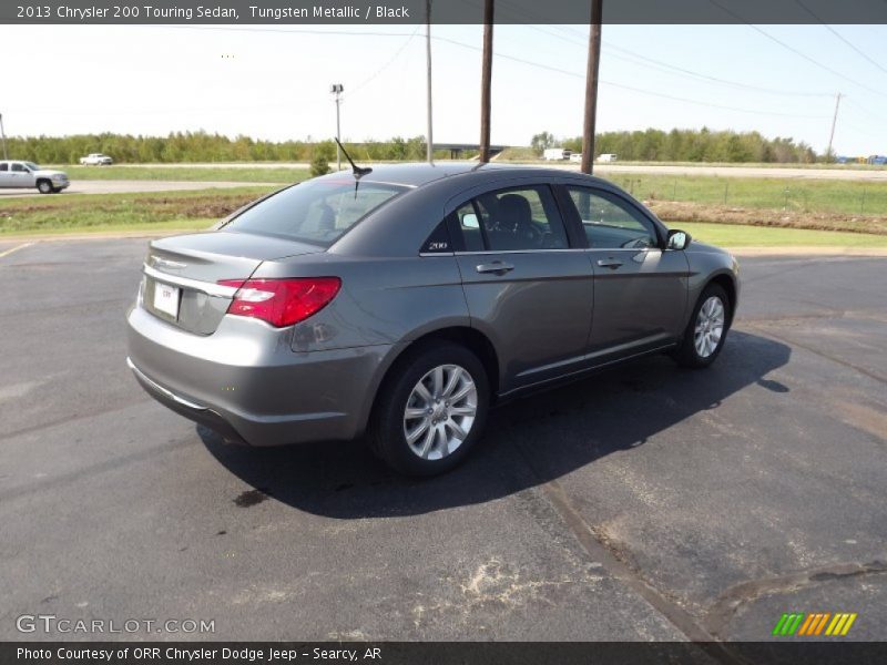 Tungsten Metallic / Black 2013 Chrysler 200 Touring Sedan