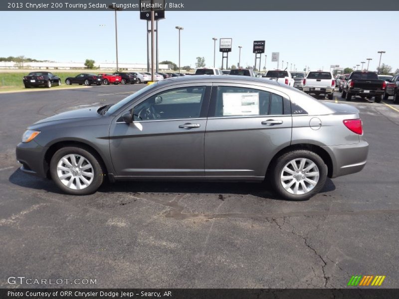 Tungsten Metallic / Black 2013 Chrysler 200 Touring Sedan