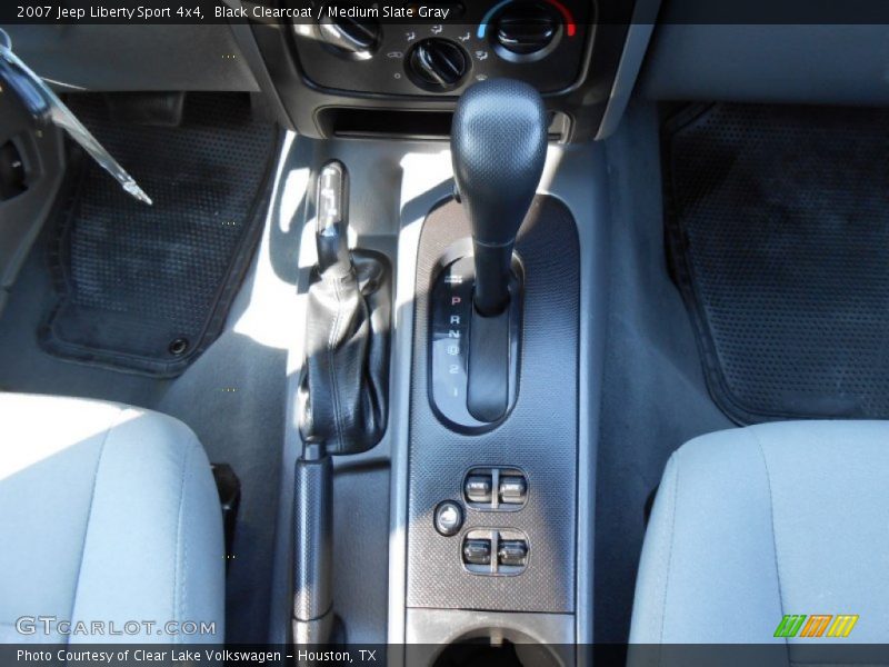 Black Clearcoat / Medium Slate Gray 2007 Jeep Liberty Sport 4x4