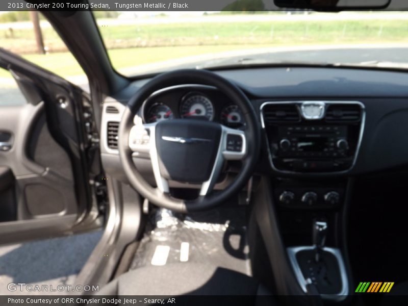 Tungsten Metallic / Black 2013 Chrysler 200 Touring Sedan