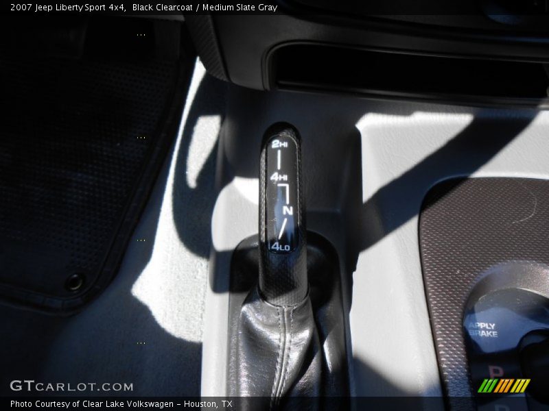 Black Clearcoat / Medium Slate Gray 2007 Jeep Liberty Sport 4x4