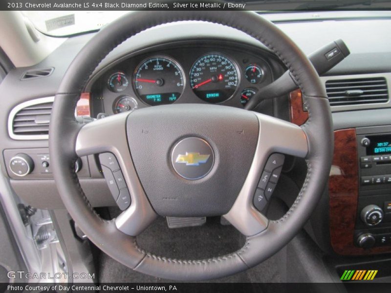  2013 Avalanche LS 4x4 Black Diamond Edition Steering Wheel