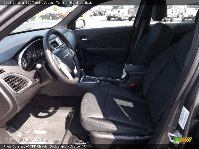 Tungsten Metallic / Black 2013 Chrysler 200 Touring Sedan