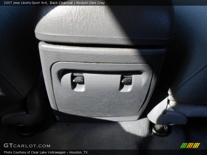 Black Clearcoat / Medium Slate Gray 2007 Jeep Liberty Sport 4x4