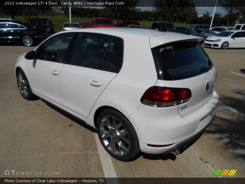 Candy White / Interlagos Plaid Cloth 2013 Volkswagen GTI 4 Door