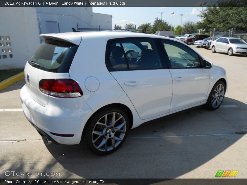 Candy White / Interlagos Plaid Cloth 2013 Volkswagen GTI 4 Door
