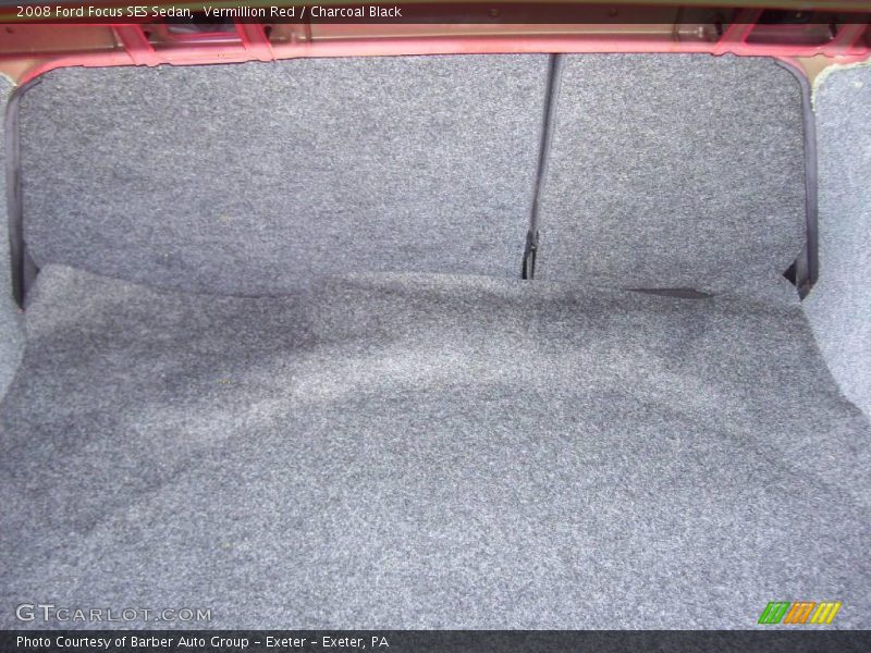 Vermillion Red / Charcoal Black 2008 Ford Focus SES Sedan