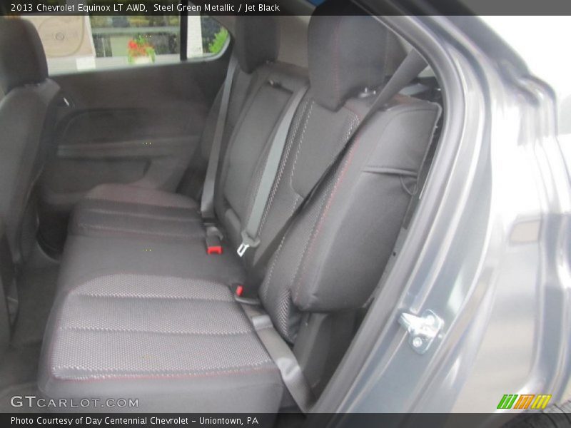 Steel Green Metallic / Jet Black 2013 Chevrolet Equinox LT AWD