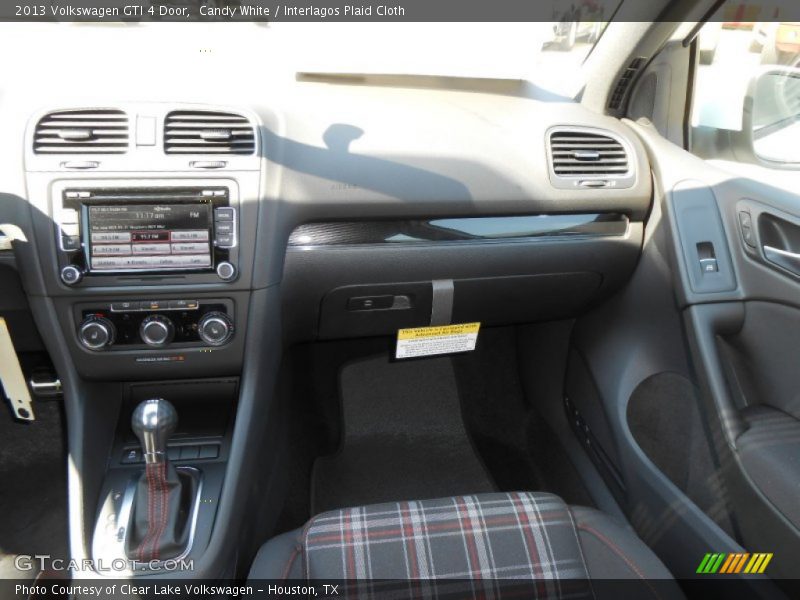Candy White / Interlagos Plaid Cloth 2013 Volkswagen GTI 4 Door