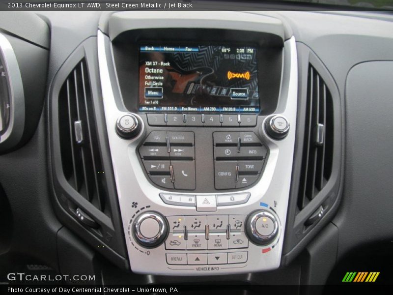 Steel Green Metallic / Jet Black 2013 Chevrolet Equinox LT AWD