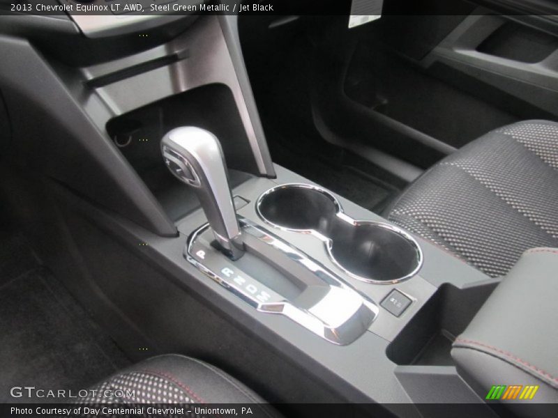 Steel Green Metallic / Jet Black 2013 Chevrolet Equinox LT AWD