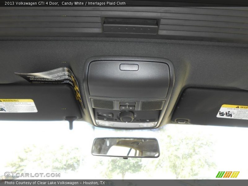 Candy White / Interlagos Plaid Cloth 2013 Volkswagen GTI 4 Door