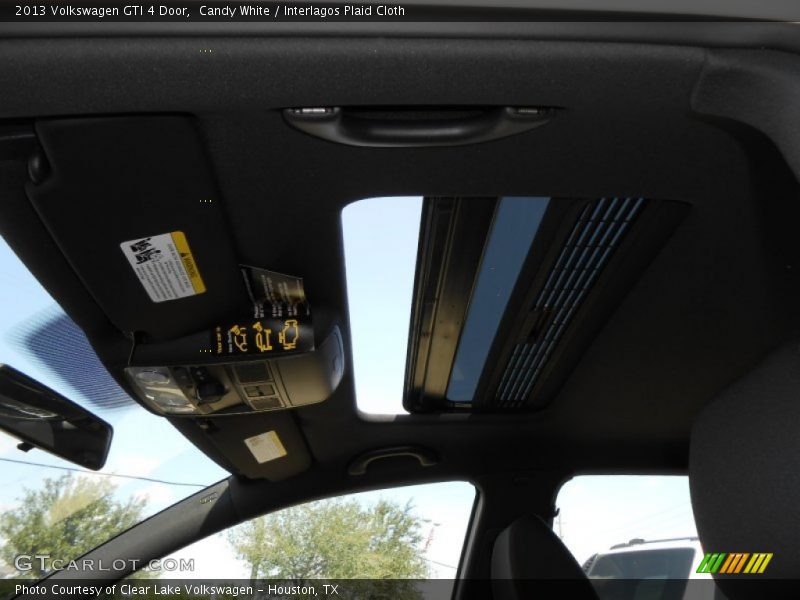 Candy White / Interlagos Plaid Cloth 2013 Volkswagen GTI 4 Door