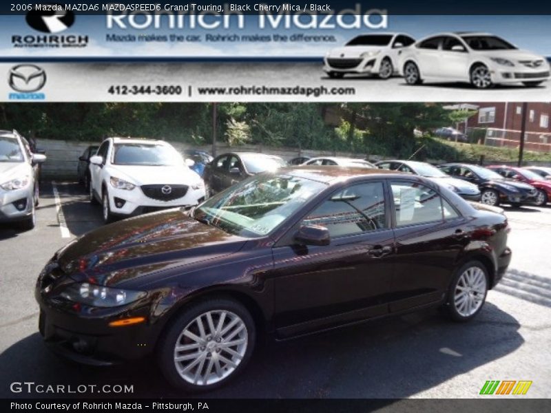 Black Cherry Mica / Black 2006 Mazda MAZDA6 MAZDASPEED6 Grand Touring