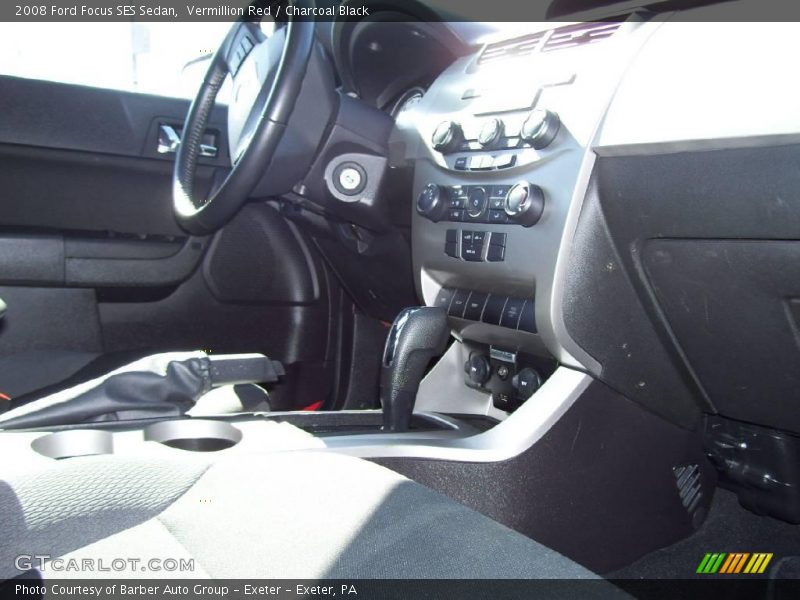 Vermillion Red / Charcoal Black 2008 Ford Focus SES Sedan