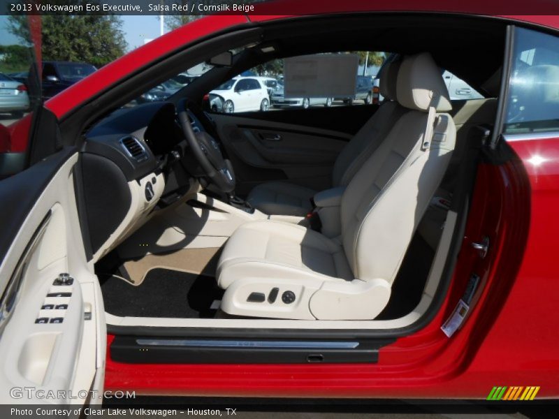 Salsa Red / Cornsilk Beige 2013 Volkswagen Eos Executive