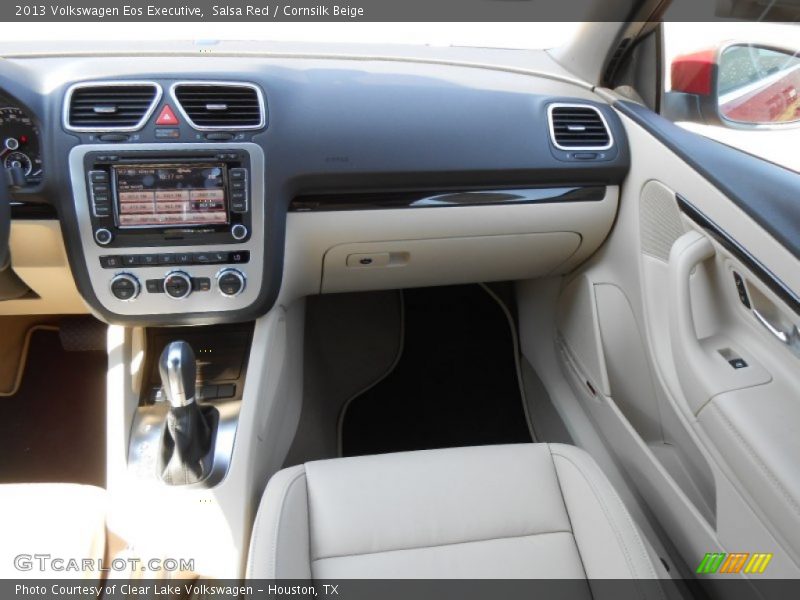 Salsa Red / Cornsilk Beige 2013 Volkswagen Eos Executive