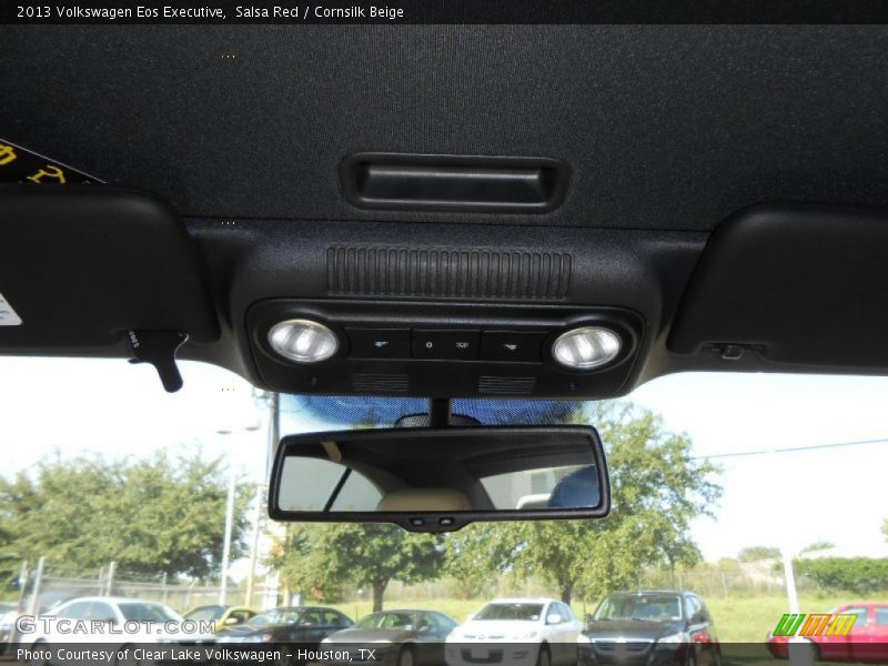 Salsa Red / Cornsilk Beige 2013 Volkswagen Eos Executive