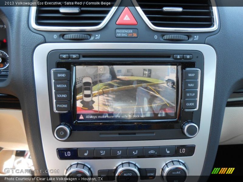 Salsa Red / Cornsilk Beige 2013 Volkswagen Eos Executive