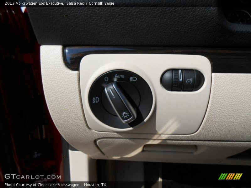 Salsa Red / Cornsilk Beige 2013 Volkswagen Eos Executive