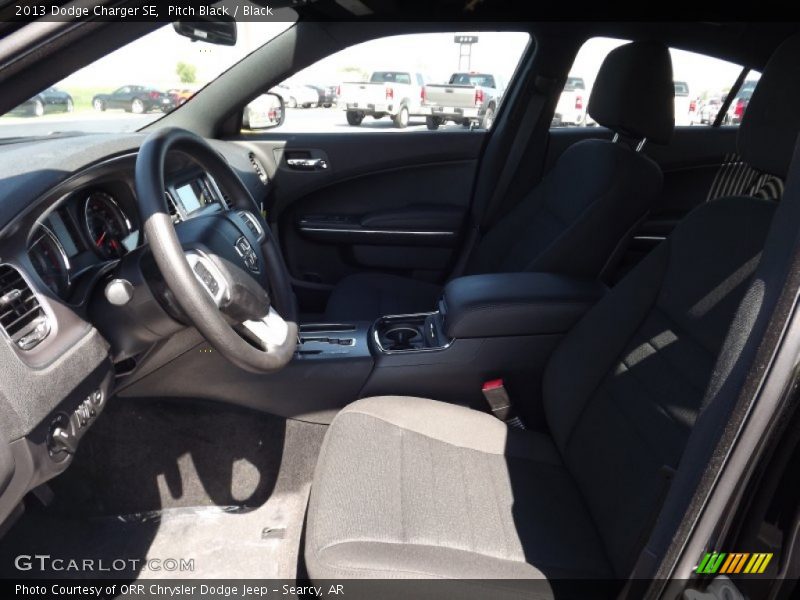 Pitch Black / Black 2013 Dodge Charger SE