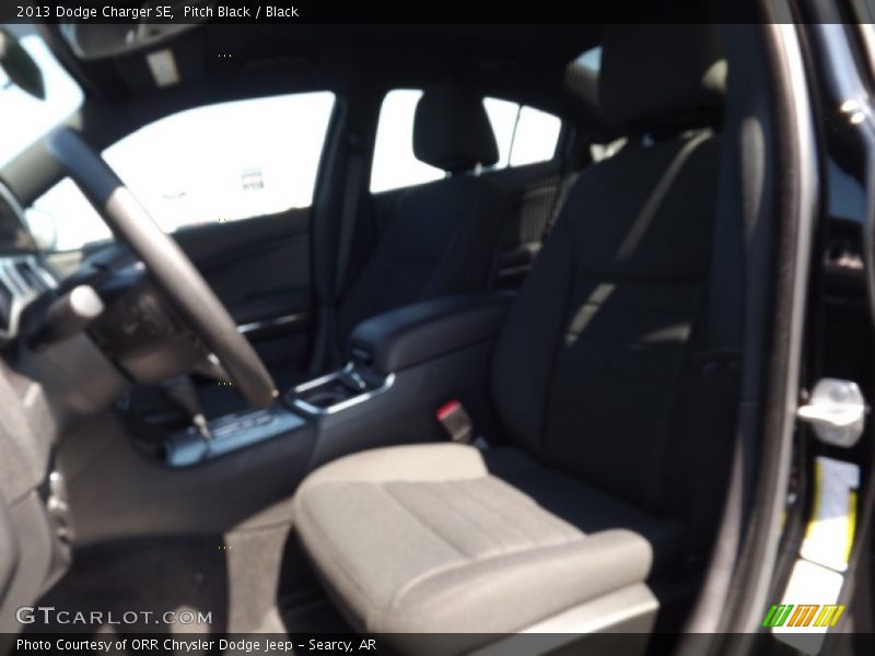 Pitch Black / Black 2013 Dodge Charger SE