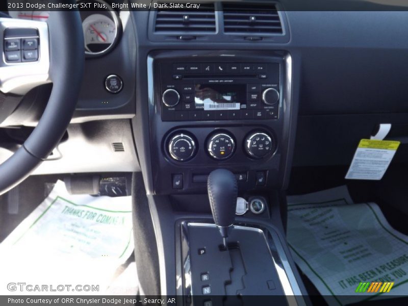 Bright White / Dark Slate Gray 2013 Dodge Challenger SXT Plus