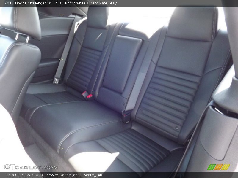 Bright White / Dark Slate Gray 2013 Dodge Challenger SXT Plus