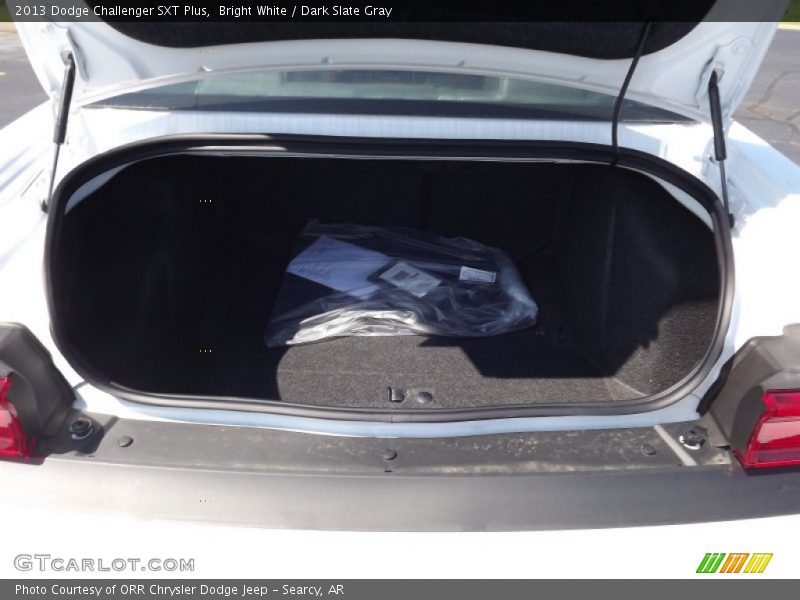 Bright White / Dark Slate Gray 2013 Dodge Challenger SXT Plus