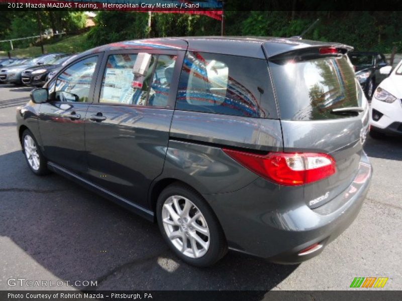 Metropolitan Gray Metallic / Sand 2012 Mazda MAZDA5 Touring