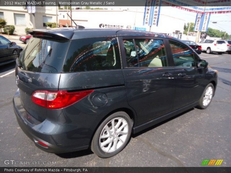 Metropolitan Gray Metallic / Sand 2012 Mazda MAZDA5 Touring