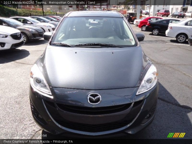 Metropolitan Gray Metallic / Sand 2012 Mazda MAZDA5 Touring