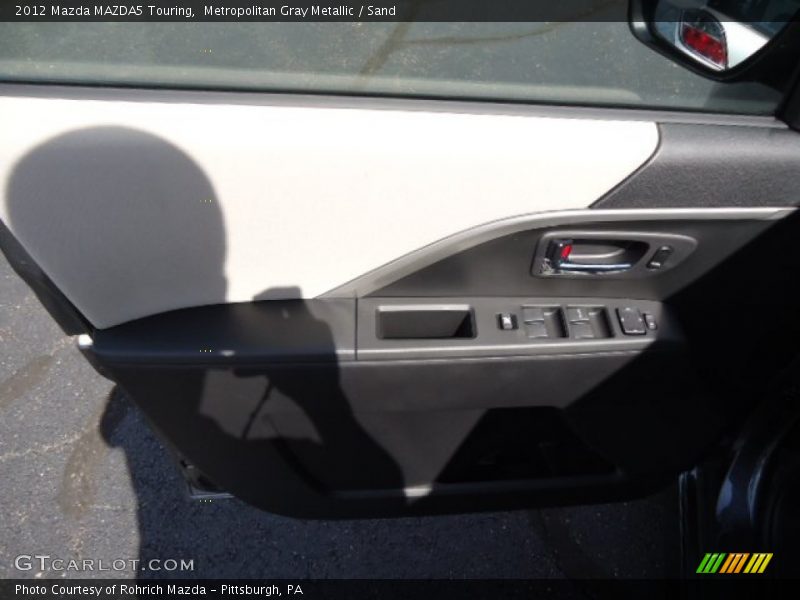 Metropolitan Gray Metallic / Sand 2012 Mazda MAZDA5 Touring