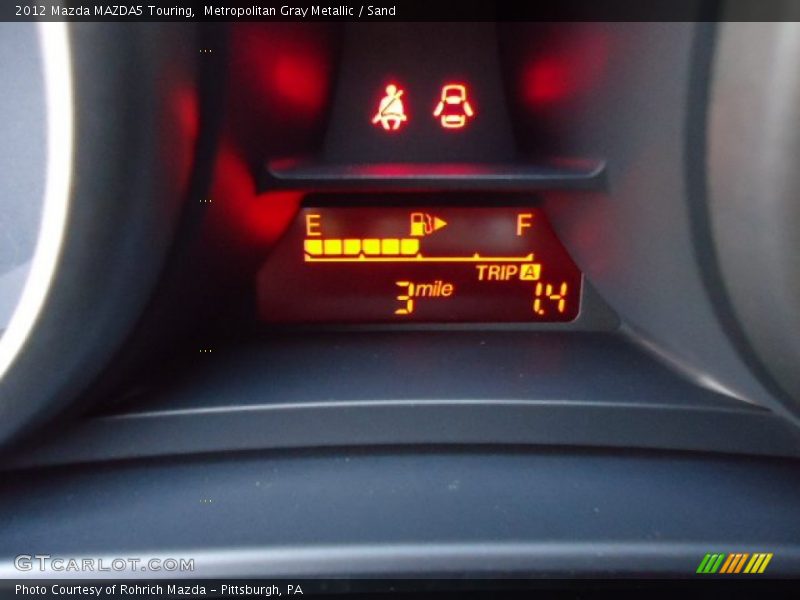 Metropolitan Gray Metallic / Sand 2012 Mazda MAZDA5 Touring