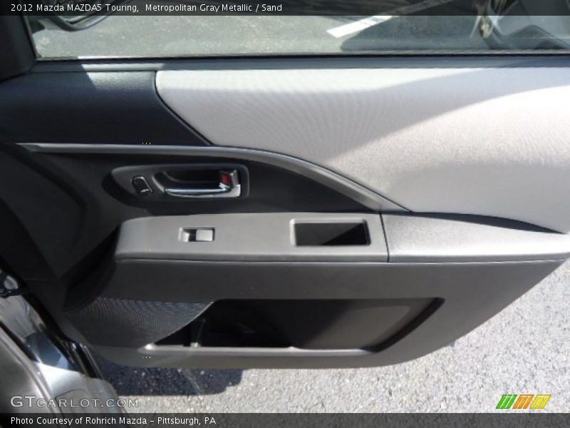 Metropolitan Gray Metallic / Sand 2012 Mazda MAZDA5 Touring