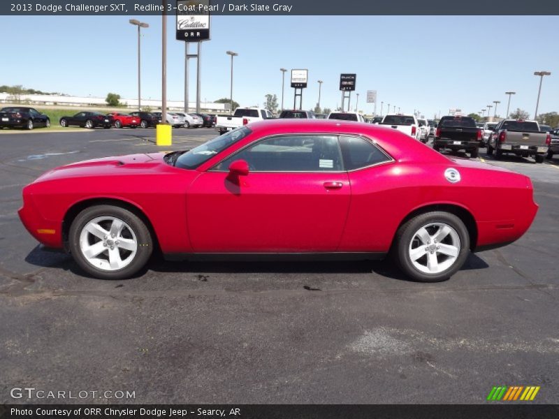 Redline 3-Coat Pearl / Dark Slate Gray 2013 Dodge Challenger SXT