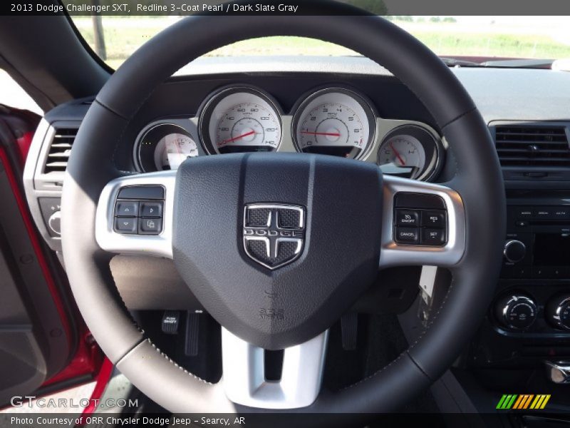 Redline 3-Coat Pearl / Dark Slate Gray 2013 Dodge Challenger SXT