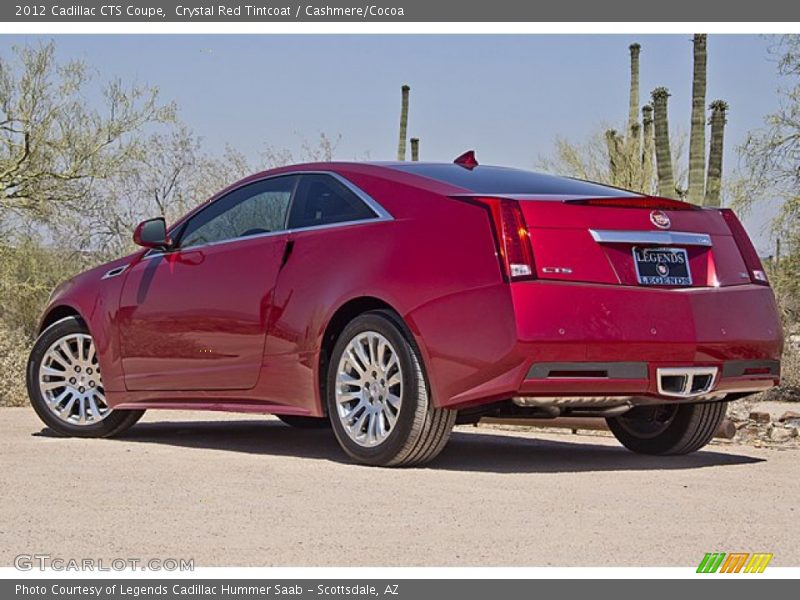 Crystal Red Tintcoat / Cashmere/Cocoa 2012 Cadillac CTS Coupe