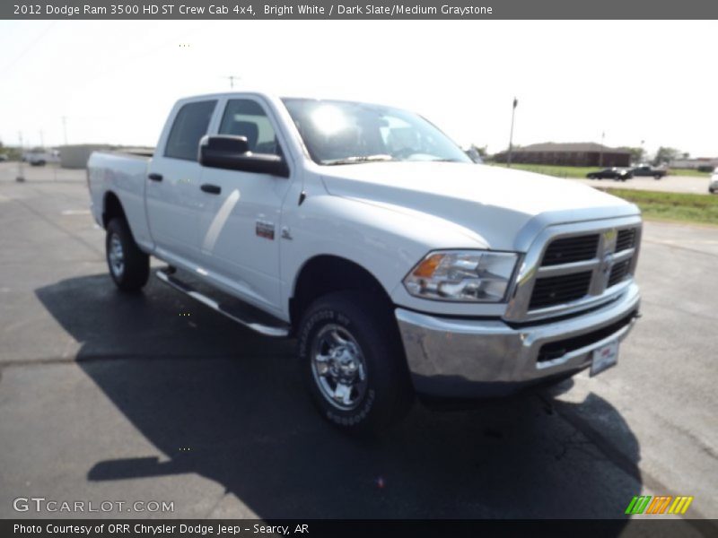 Bright White / Dark Slate/Medium Graystone 2012 Dodge Ram 3500 HD ST Crew Cab 4x4
